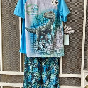 Jurrasic Park 3 piece Kids Pajama Set